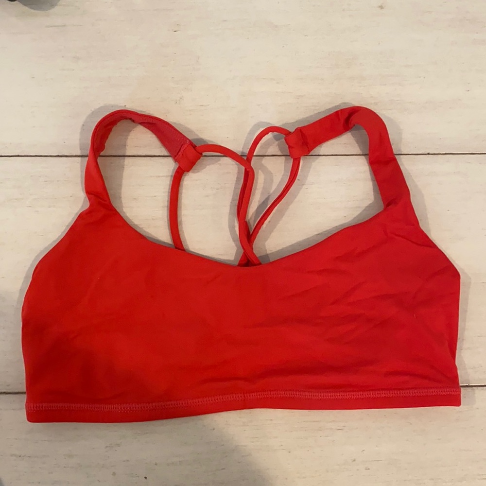 Lululemon Free To Be Bra - red - size 6